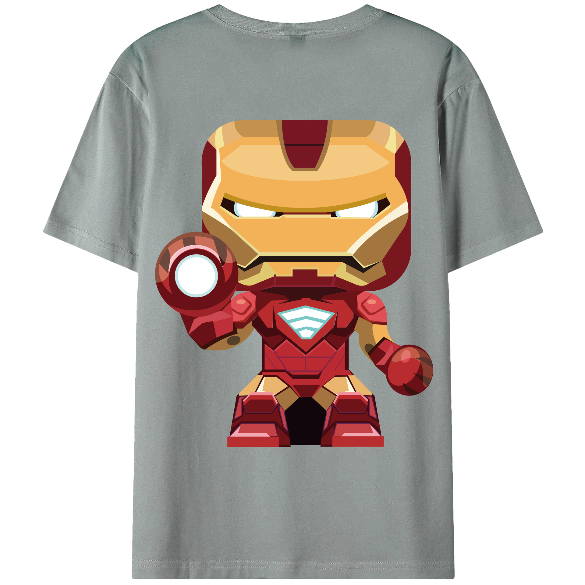 （画像用） アベンジャーズ The Avengers 綿100％ メンズ半袖Tシャツ（バックプリント） 通気性